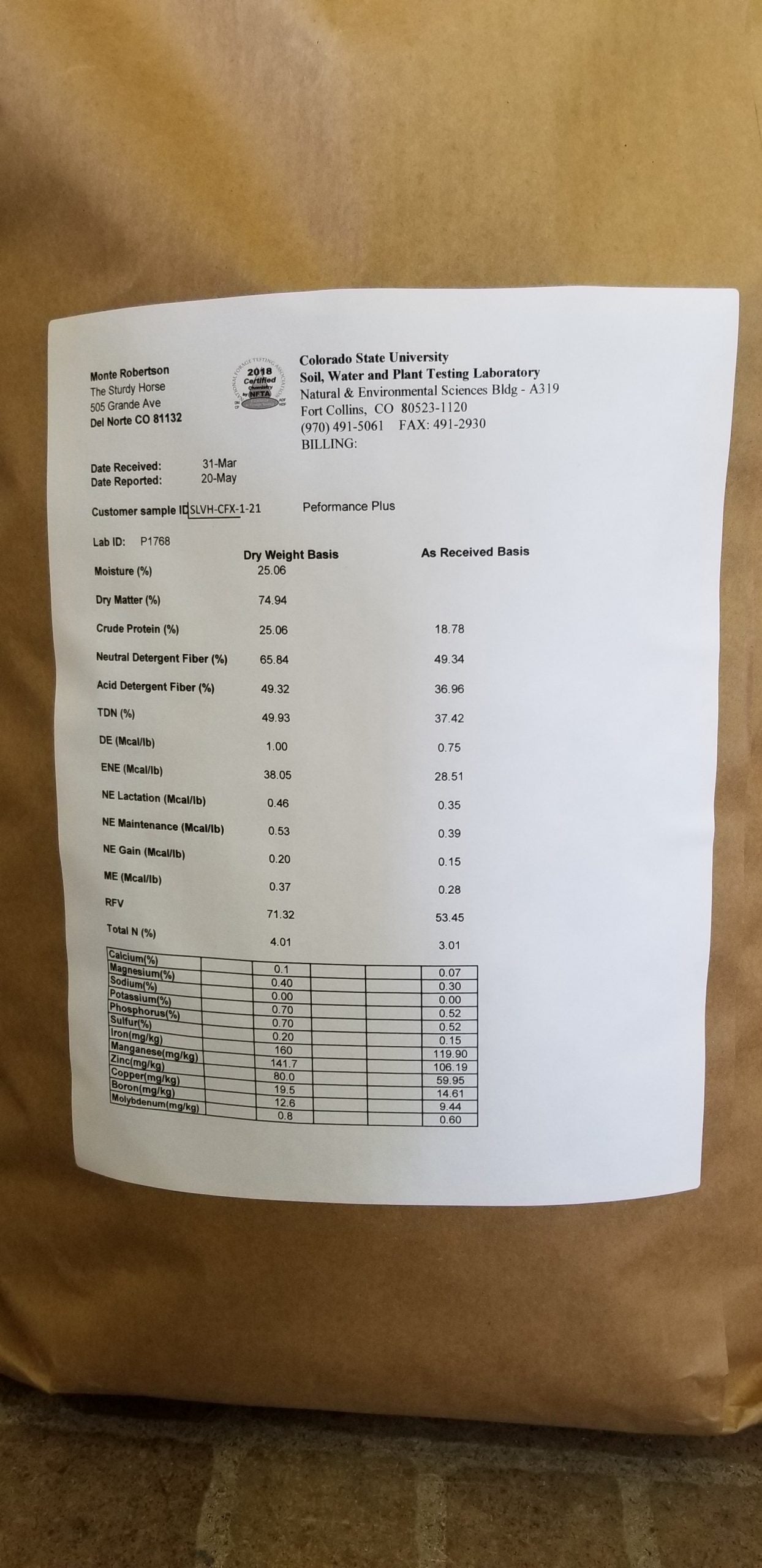 Head to Hoof™ - Coarse Ground Hemp Feed | The Sturdy Horse