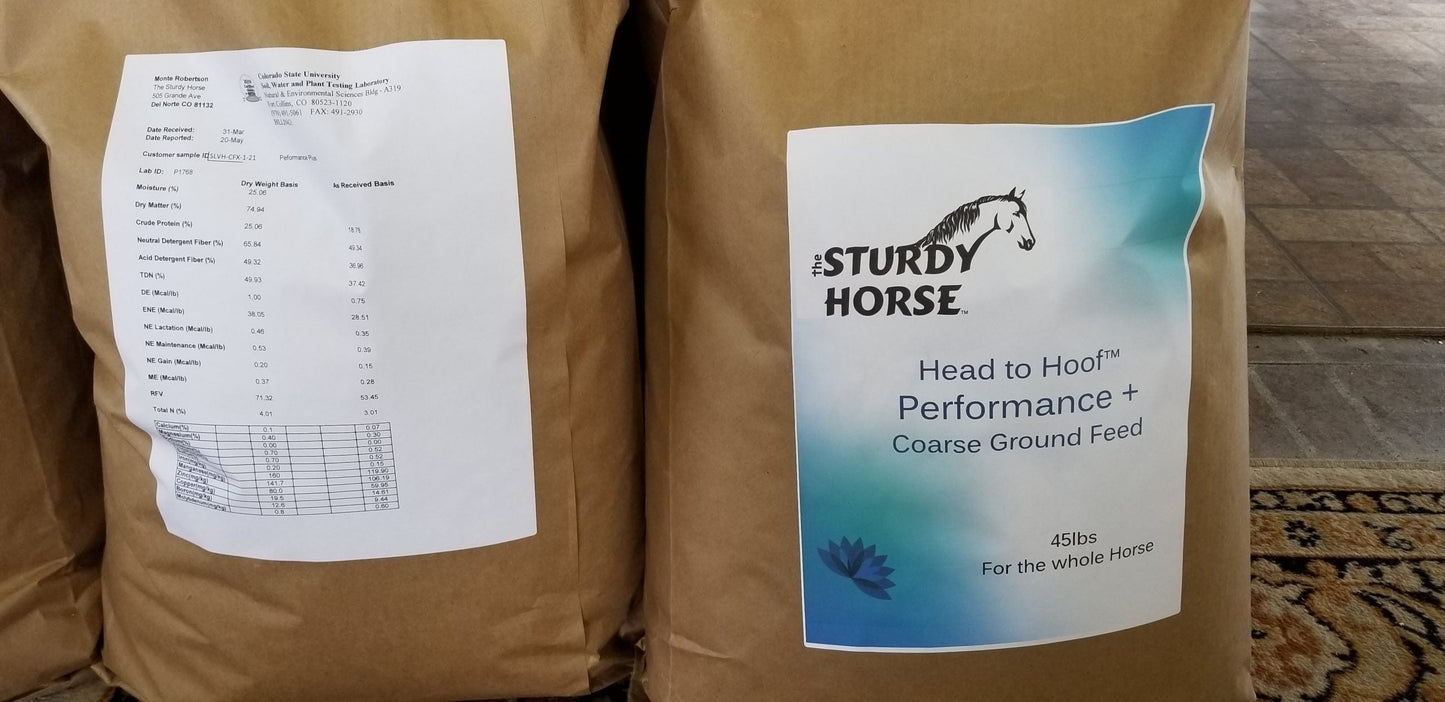 Head to Hoof™ - Coarse Ground Hemp Feed | The Sturdy Horse